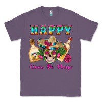 Lavender Happy Cinco De Mayo Mexican Skull Tequila Bottle Roses Cactus Classic Tee - Artiststas