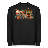 Black my blood type is pumpkin spice Heavyweight Sweatshirt - CowGirlArtShop