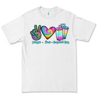 White peace love loaded tea Premium Tee - JahusDesignShop