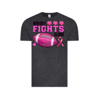Vintage Black Nobody Fights Alone Breast Cancer Vintage Tee - RanaPortraitStore
