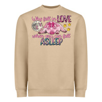 Mushroom why fall in love when you can fall asleep Heavyweight Sweatshirt - CowGirlArtShop