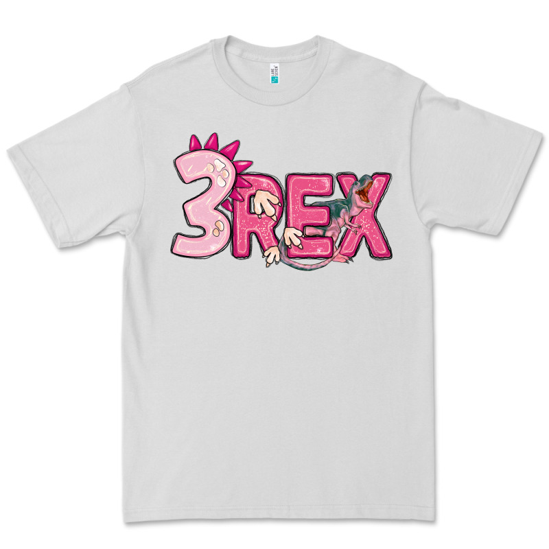 Pink Three Rex Premium Tee by MaliasSmallBusiness | Teevron