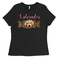 Black labrador mom Ladies Tee - Jasminsmagicworld