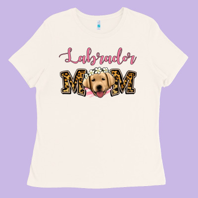 Labrador Mom Ladies Tee Designed By Jasminsmagicworld