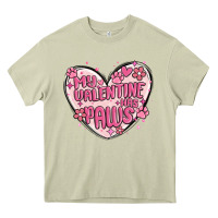 Mossy my valentine has paws Heavy Core Tee - MaliasSmallBusiness