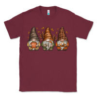 Burgundy fall gnomes Classic Tee - SublimationCraftShop
