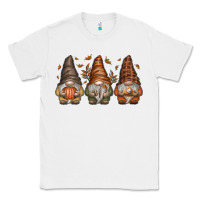 White fall gnomes Classic Tee - SublimationCraftShop