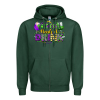 Sports Green This girl needs a drink Zipper Hoodie - FaDigitalArtStudio