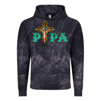 Cloud Black Papa Jesus with Cross Vintage Hoodie - Bettercallsaul