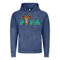 Papa Jesus With Cross Vintage Hoodie | Teevron
