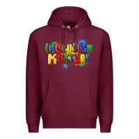 Burgundy Inclusion matters Premium Hoodie - FaDigitalArtStudio
