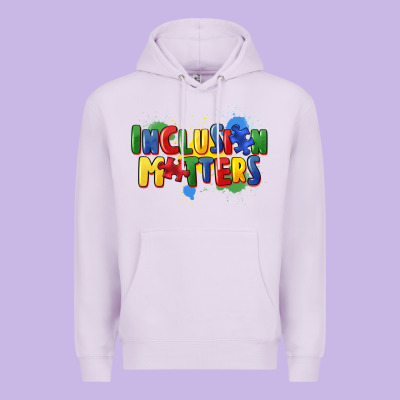 Inclusion Matters Premium Hoodie Designed By Fadigitalartstudio