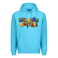 Ocean Blue Inclusion matters Premium Hoodie - FaDigitalArtStudio
