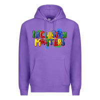 Purple Inclusion matters Premium Hoodie - FaDigitalArtStudio