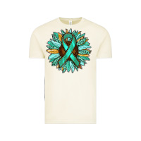 Vintage Arctic Ovarian Liver Cancer Awareness Sunflower Vintage Tee - RanaPortraitStore
