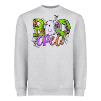 Heather Grey boo crew Heavyweight Sweatshirt - CowGirlArtShop