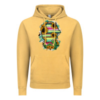 Vintage Mustard Coahuila State Of Mexico Map Vintage Hoodie - RanaPortraitStore