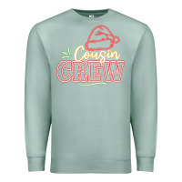 Seafoam cousin crew Premium Sweatshirt - CowhideDigitalArt