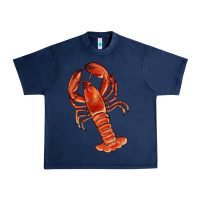 Navy crawfish Urban Heavy Tee - RanaPortraitStore