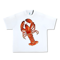 White crawfish Urban Heavy Tee - RanaPortraitStore