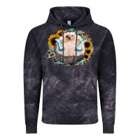 Cloud Black Hedgehog with Sunflower Vintage Hoodie - Bettercallsaul