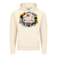 Vintage Artic Hedgehog with Sunflower Vintage Hoodie - Bettercallsaul
