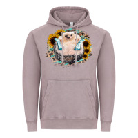 Vintage Zinc Hedgehog with Sunflower Vintage Hoodie - Bettercallsaul