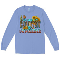Colony Blue Raised on Country and Sunshine Long Sleeve Tee - texasbilliewilder
