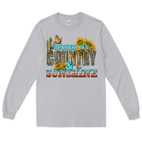 Moon Dust Raised on Country and Sunshine Long Sleeve Tee - texasbilliewilder