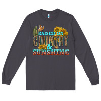 Smoke Raised on Country and Sunshine Long Sleeve Tee - texasbilliewilder
