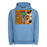 Pigment Pebble Blue senior 2024 Urban Hoodie - Artiststas