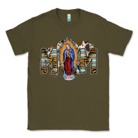 Army Green mom virgin mary Classic Tee - SublimationCraftShop