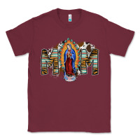 Burgundy mom virgin mary Classic Tee - SublimationCraftShop