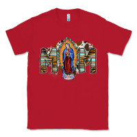 Red mom virgin mary Classic Tee - SublimationCraftShop