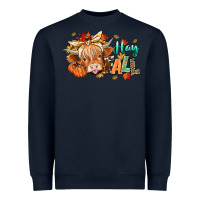 Navy hay fall Heavyweight Sweatshirt - CowGirlArtShop