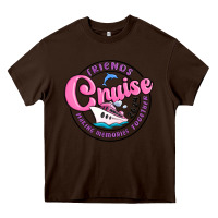 Chocolate Brown friends 2024 cruise Heavy Core Tee - MaliasSmallBusiness