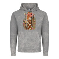 Cloud Rock Giraffe with Floral Vintage Hoodie - Bettercallsaul