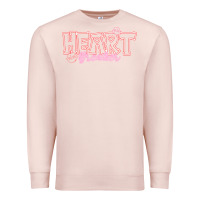 Pale Pink Heart Breaker Valentine Premium Sweatshirt - CowhideDigitalArt