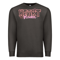 Smoke Heart Breaker Valentine Premium Sweatshirt - CowhideDigitalArt