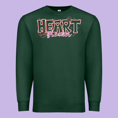 Heart Breaker Valentine Premium Sweatshirt Designed By Cowhidedigitalart