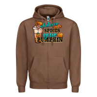 Chestnut whatever spice your pumpkin coffee cup Zipper Hoodie - FaDigitalArtStudio