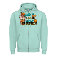 Whatever Spice Your Pumpkin Coffee Cup Zipper Hoodie | Teevron