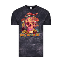 Cloud Black stay weird af Vintage Tee - RanaPortraitStore