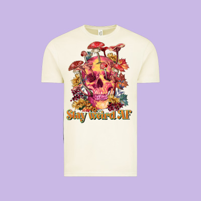 Stay Weird Af Vintage Tee Designed By Ranaportraitstore
