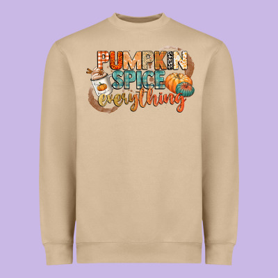 Pumpkin Spice Everything Heavyweight Sweatshirt Designed By Cowgirlartshop