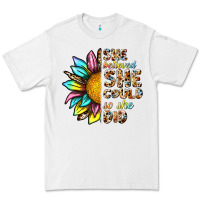 White she believed she could so she did Premium Tee - NancyCooperArtShop