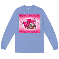Colony Blue Her fight is our fight Long Sleeve Tee - NancyCooperArtShop