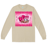 Mushroom Her fight is our fight Long Sleeve Tee - NancyCooperArtShop