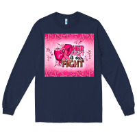 Navy Her fight is our fight Long Sleeve Tee - NancyCooperArtShop