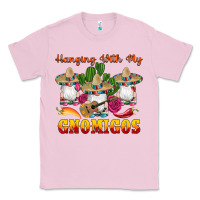 Bubblegum Pink hanging with gnomigos Classic Tee - Artiststas